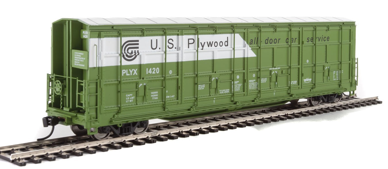 Walthers Proto 920-101934 HO Scale All-Door Boxcar US Plywood PLYX 1420