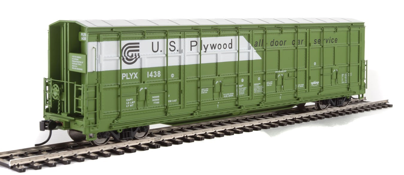 Walthers Proto 920-101935 HO Scale All-Door Boxcar US Plywood PLYX 1438