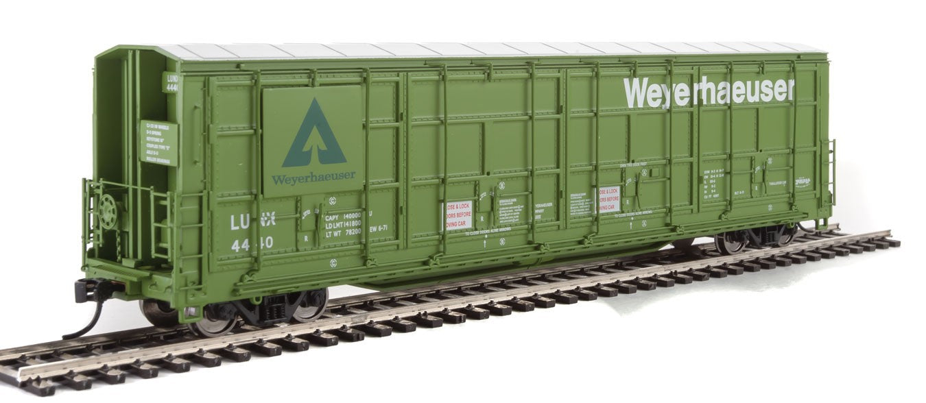 Walthers Proto 920-101938 HO Scale All-Door Boxcar Weyerhaeuser LUNX 4440