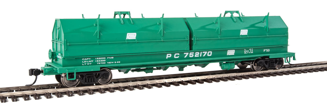 Walthers Proto 920-105232 HO Scale 50' Cushion Coil Car Penn Central PC 752170