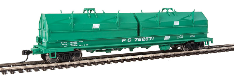 Walthers Proto 920-105234 HO Scale 50' Cushion Coil Car Penn Central PC 752571