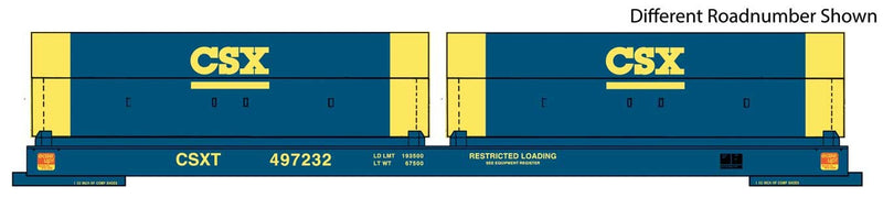 Walthers Proto 920-105244 HO Scale 50' Evans Cushion Coil Car CSX 497262 