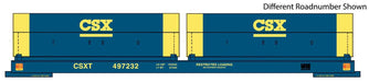 Walthers Proto 920-105244 HO Scale 50' Evans Cushion Coil Car CSX 497262 