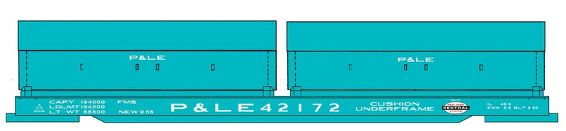 Walthers Proto 920-105248 HO Scale 50' Evans Cushion Coil Car NYC/P&LE 42172 