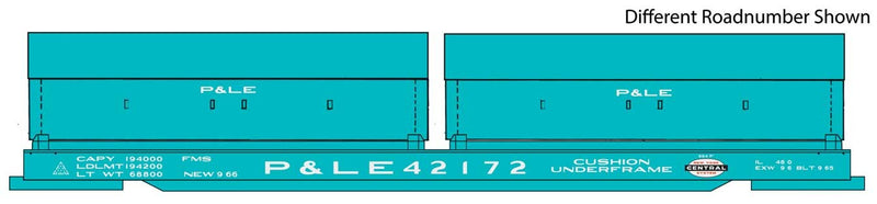 Walthers Proto 920-105250 HO Scale 50' Evans Cushion Coil Car NYC/P&LE 42193 