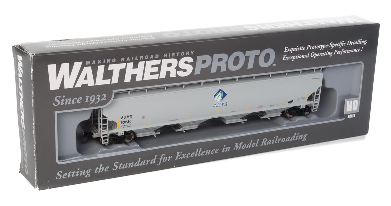 Walthers Proto 920-105819 HO Scale 67' Trinity 6351 4 Bay Covered Hopper ADMX 632230