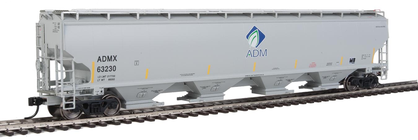 Walthers Proto 920-105819 HO Scale 67' Trinity 6351 4 Bay Covered Hopper ADMX 632230