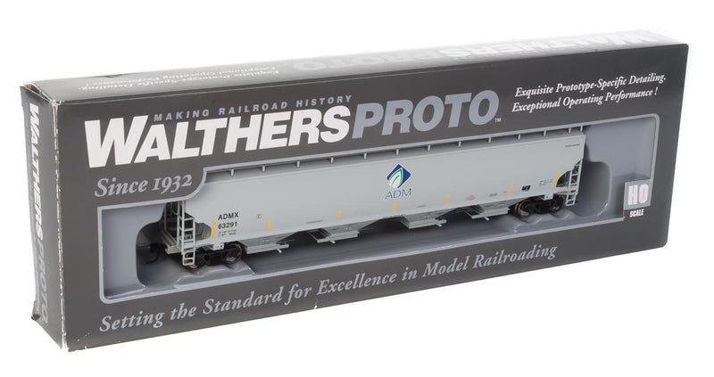 Walthers Proto 920-105820 HO Scale 67' Trinity 6351 4 Bay Covered Hopper ADMX 632291