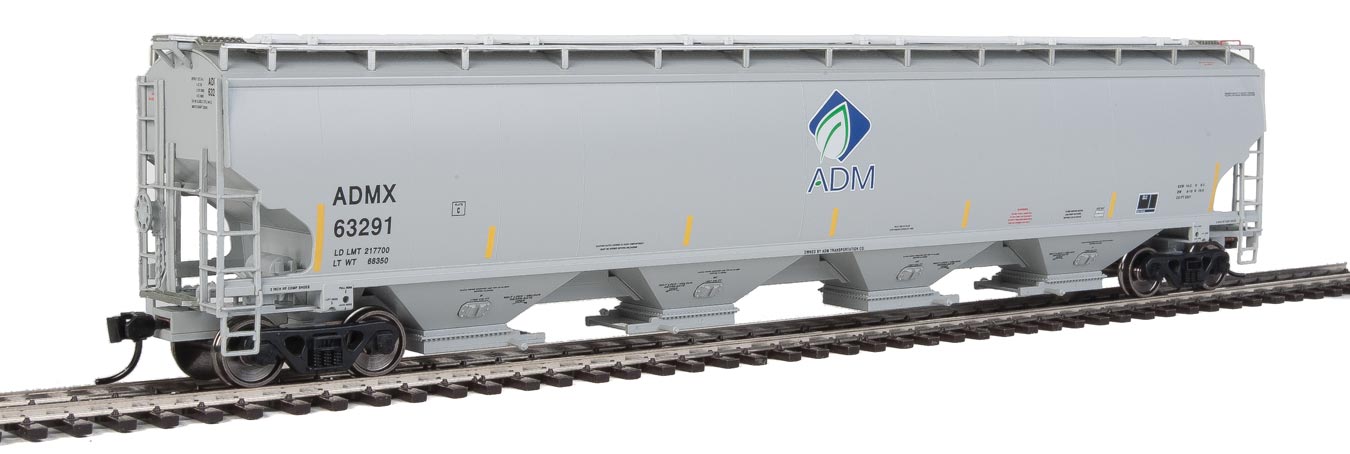 Walthers Proto 920-105820 HO Scale 67' Trinity 6351 4 Bay Covered Hopper ADMX 632291