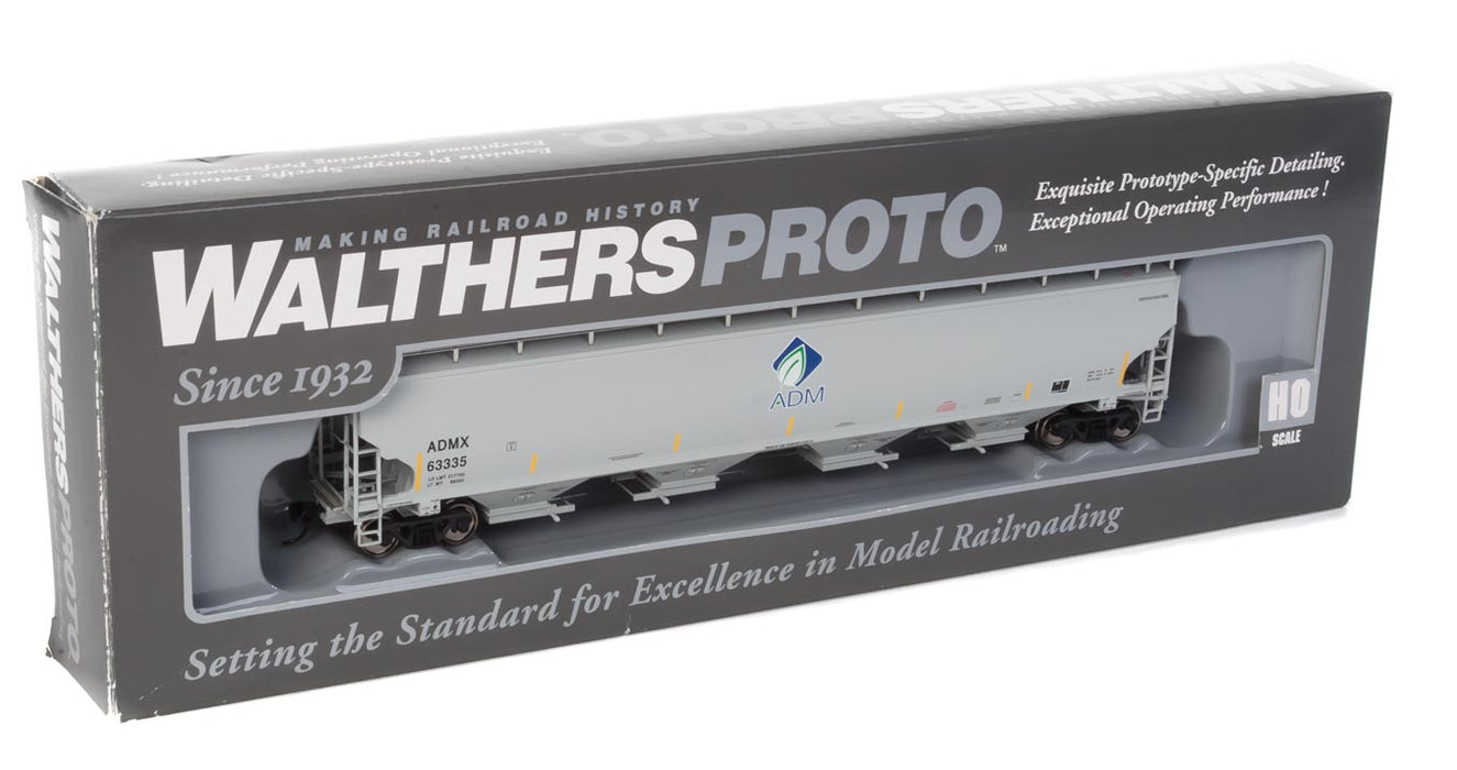 Walthers Proto 920-105821 HO Scale 67' Trinity 6351 4 Bay Covered Hopper ADMX 63335