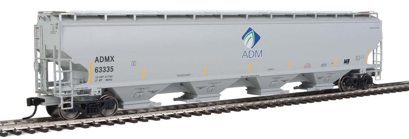Walthers Proto 920-105821 HO Scale 67' Trinity 6351 4 Bay Covered Hopper ADMX 63335