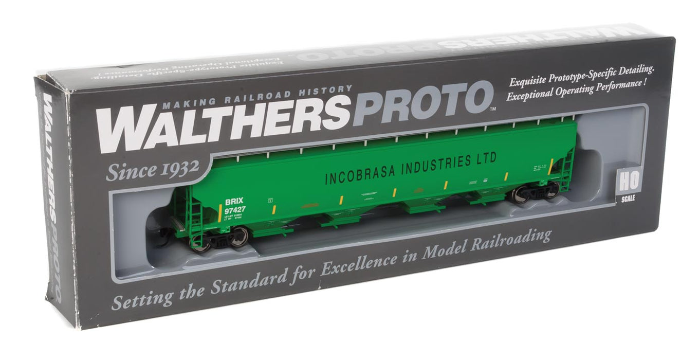 Walthers Proto 920-105823 HO Scale 67' Trinity 6351 4 Bay Covered Hopper Incobrasa BRIX 97427