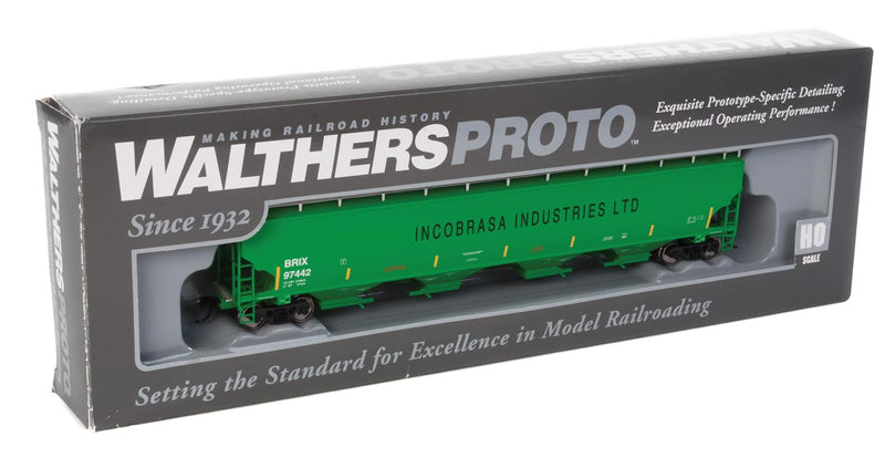 Walthers Proto 920-105824 HO Scale 67' Trinity 6351 4 Bay Covered Hopper Incobrasa BRIX 97442