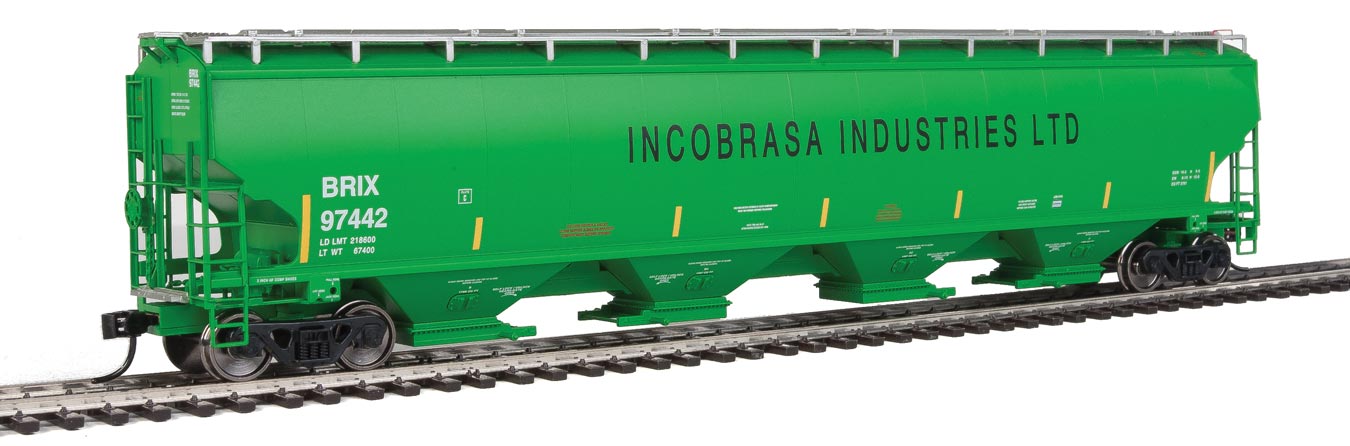 Walthers Proto 920-105824 HO Scale 67' Trinity 6351 4 Bay Covered Hopper Incobrasa BRIX 97442