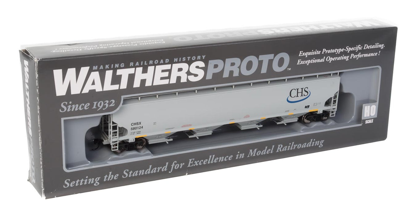 Walthers Proto 920-105829 HO Scale 67' Trinity 6351 4 Bay Covered Hopper CHSX 580124