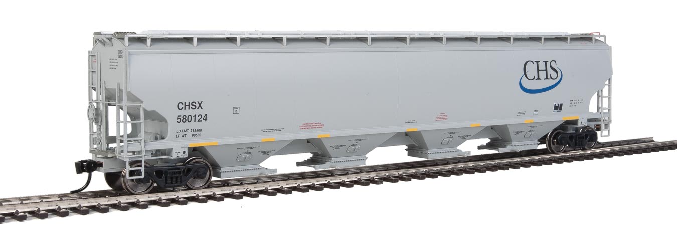 Walthers Proto 920-105829 HO Scale 67' Trinity 6351 4 Bay Covered Hopper CHSX 580124