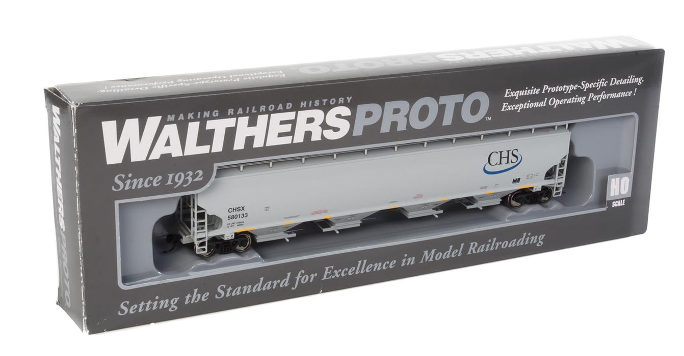 Walthers Proto 920-105830 HO Scale 67' Trinity 6351 4 Bay Covered Hopper CHSX 580133