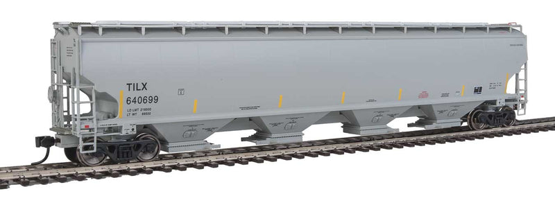 Walthers Proto 920-105835 HO Scale 67' Trinity 6351 4 Bay Covered Hopper TILX 640699