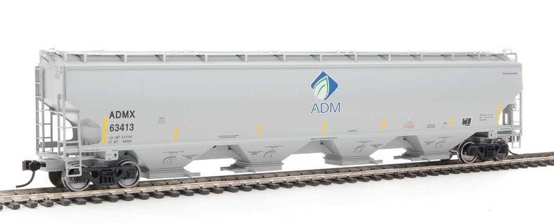 Walthers Proto 920-105840 HO Scale 67' Trinity 6351 4 Bay Hopper ADMX 63413