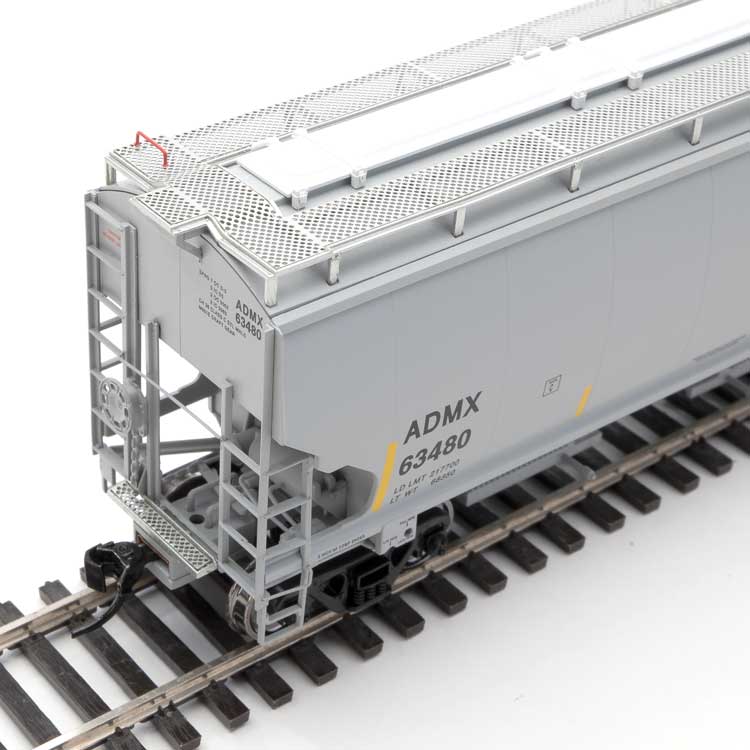 Walthers Proto 920-105842 HO Scale 67' Trinity 6351 4 Bay Hopper ADMX 63480