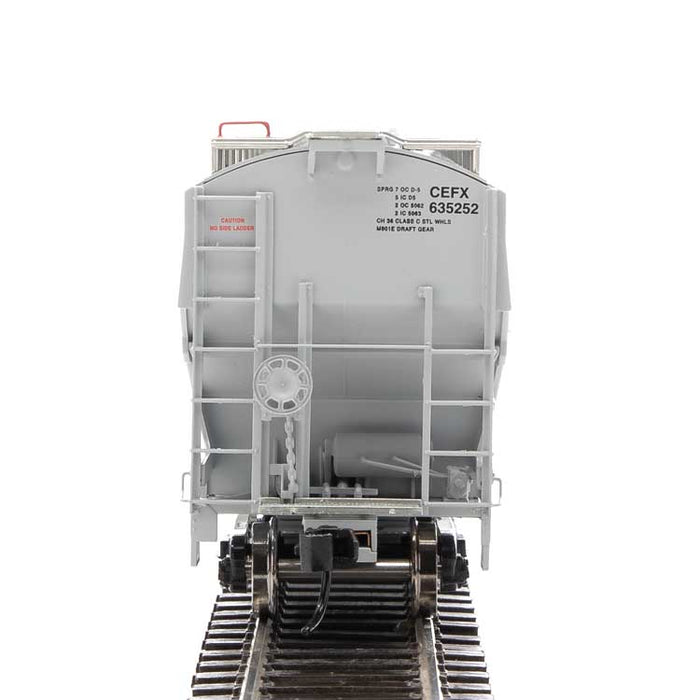 Walthers Proto 920-105851 HO Scale 67' Trinity 6351 4 Bay Hopper CEFX 635252
