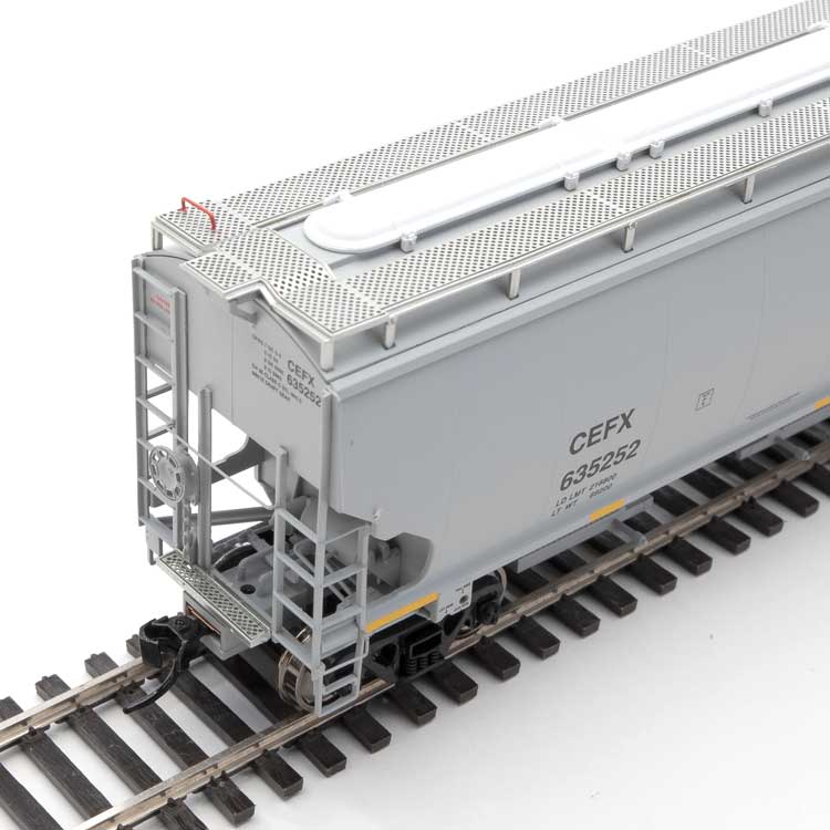 Walthers Proto 920-105851 HO Scale 67' Trinity 6351 4 Bay Hopper CEFX 635252