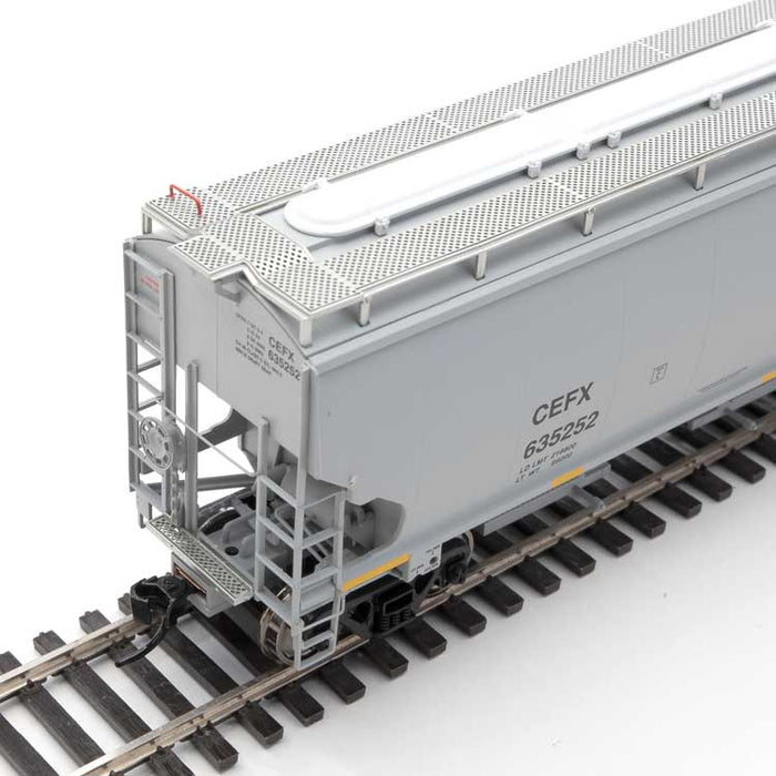 Walthers Proto 920-105851 HO Scale 67' Trinity 6351 4 Bay Hopper CEFX 635252