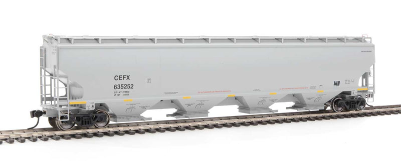 Walthers Proto 920-105851 HO Scale 67' Trinity 6351 4 Bay Hopper CEFX 635252
