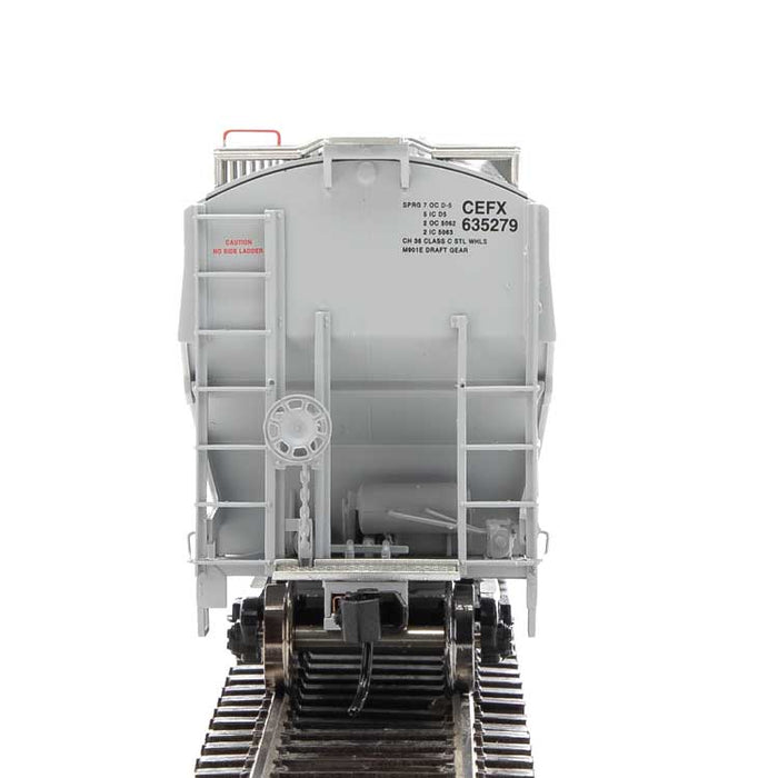 Walthers Proto 920-105852 HO Scale 67' Trinity 6351 4 Bay Hopper CEFX 635279