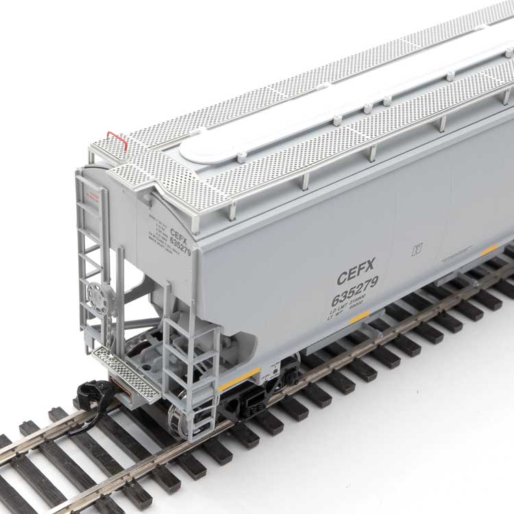 Walthers Proto 920-105852 HO Scale 67' Trinity 6351 4 Bay Hopper CEFX 635279