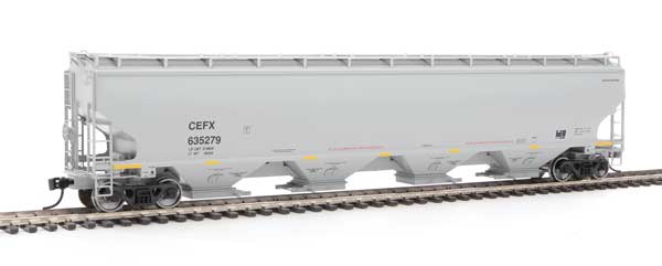 Walthers Proto 920-105852 HO Scale 67' Trinity 6351 4 Bay Hopper CEFX 635279
