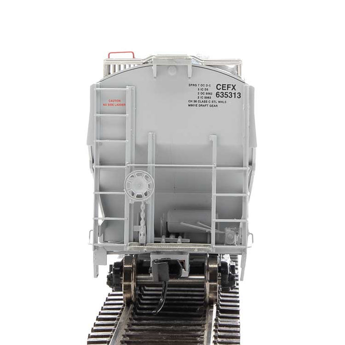 Walthers Proto 920-105853 HO Scale 67' Trinity 6351 4 Bay Hopper CEFX 635313