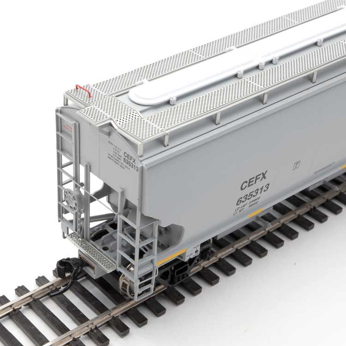 Walthers Proto 920-105853 HO Scale 67' Trinity 6351 4 Bay Hopper CEFX 635313