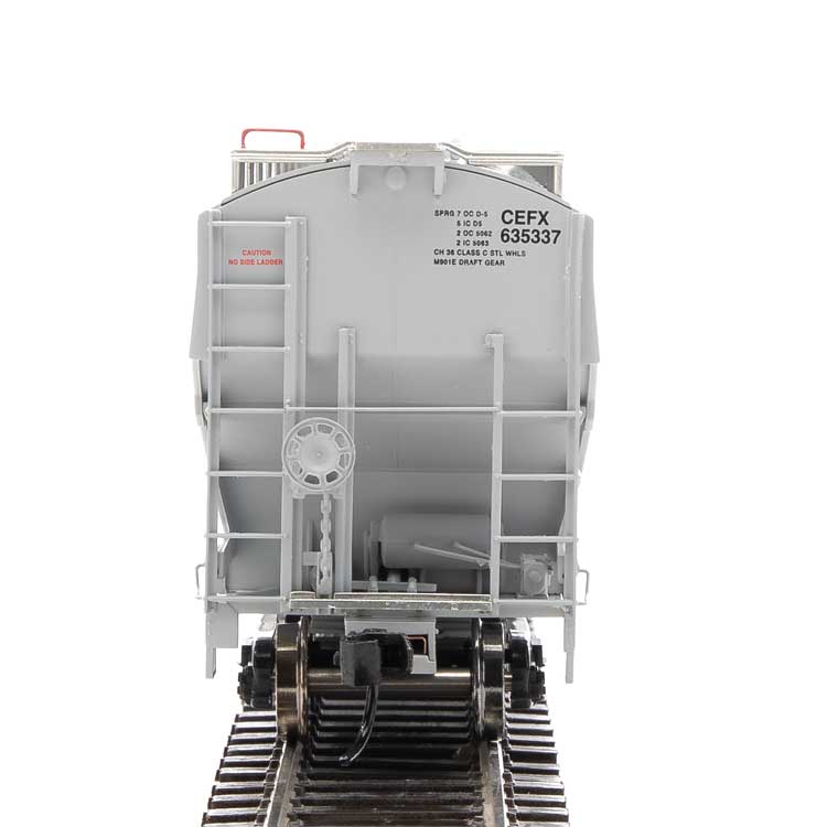 Walthers Proto 920-105854 HO Scale 67' Trinity 6351 4 Bay Hopper CEFX 635337