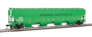 Walthers Proto 920-105857 HO Scale 67' Trinity 6351 4 Bay Hopper Incobrasa Industries BRIX 97468