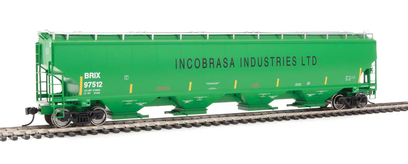 Walthers Proto 920-105858 HO Scale 67' Trinity 6351 4 Bay Hopper Incobrasa Industries BRIX 97512