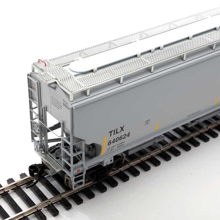 Walthers Proto 920-105863 HO Scale 67' Trinity 6351 4 Bay Hopper Trinity Leasing TILX 640624
