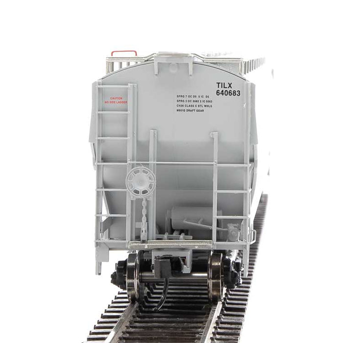 Walthers Proto 920-105864 HO Scale 67' Trinity 6351 4 Bay Hopper Trinity Leasing TILX 640683