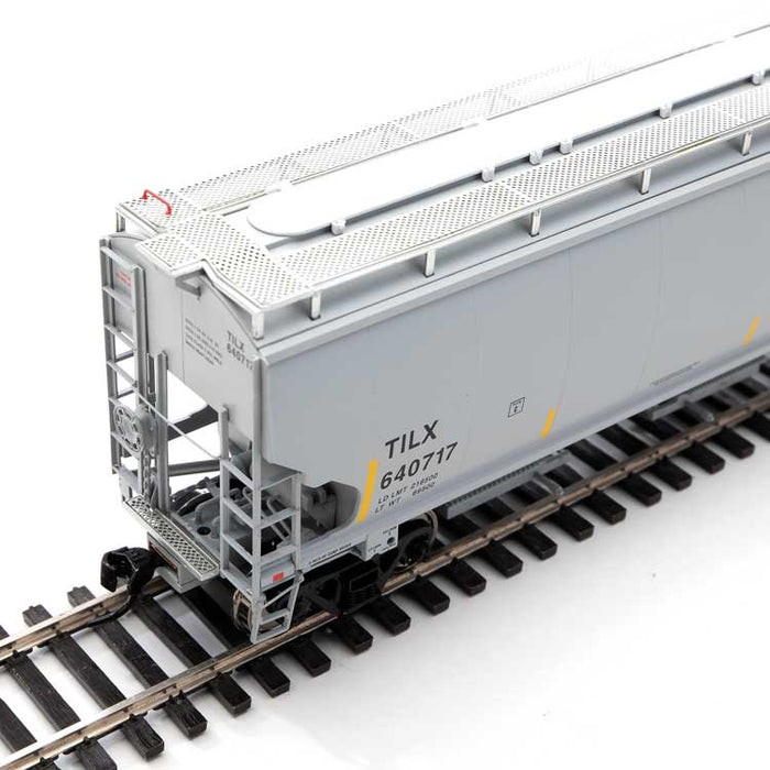 Walthers Proto 920-105865 HO Scale 67' Trinity 6351 4 Bay Hopper Trinity Leasing TILX 640717