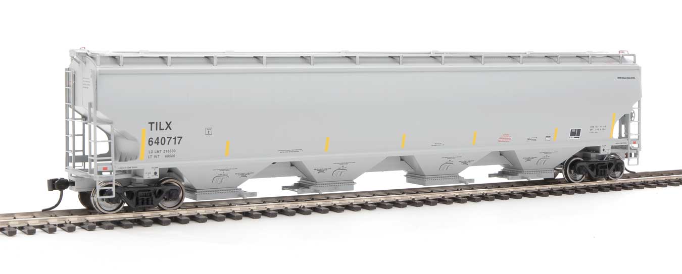 Walthers Proto 920-105865 HO Scale 67' Trinity 6351 4 Bay Hopper Trinity Leasing TILX 640717
