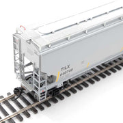 Walthers Proto 920-105866 HO Scale 67' Trinity 6351 4 Bay Hopper Trinity Leasing TILX 640748