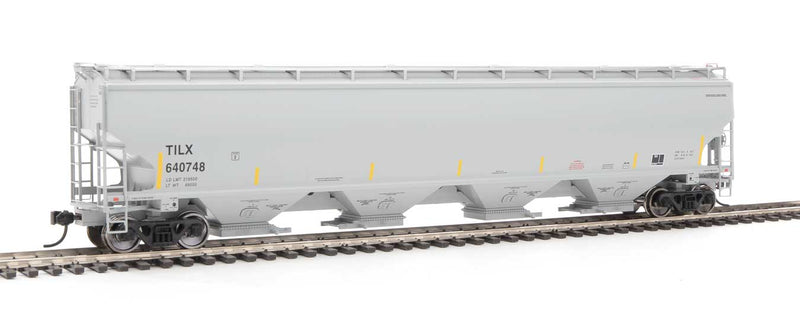 Walthers Proto 920-105866 HO Scale 67' Trinity 6351 4 Bay Hopper Trinity Leasing TILX 640748
