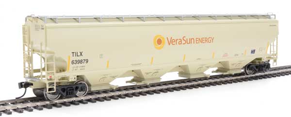 Walthers Proto 920-105869 HO Scale 67' Trinity 6351 4 Bay Hopper Vera Sun TILX 639879