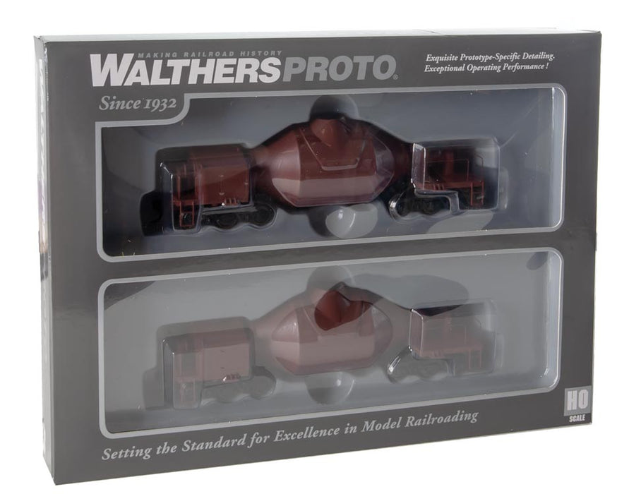 Walthers Proto 920-107901 HO Scale Hot Bottle Car Rust Color 2 Pack