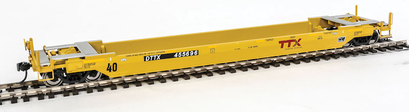 Walthers Proto 920-109125 HO Scale Rebuilt 40' Well Car TTX (Forward Thinking Logo) DTTX 455696