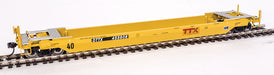 Walthers Proto 920-109132 HO Scale Rebuilt 40' Well Car TTX (New Logo Patch) DTTX 455742