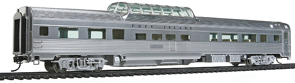 Walthers Proto 920-13027 HO Scale 85' Budd Dome Coach Rock Island RI - NOS