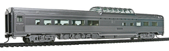 Walthers Proto 920-14024 HO Scale 85' Budd Dome Coach (Lighted) Burlington CB&Q - NOS