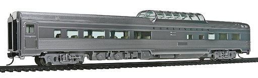 Walthers Proto 920-14024 HO Scale 85' Budd Dome Coach (Lighted) Burlington CB&Q - NOS