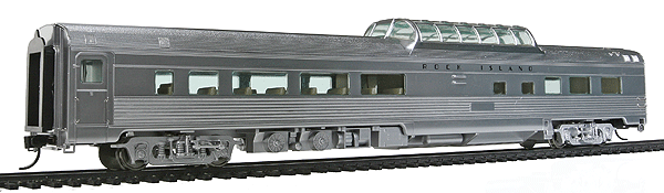 Walthers Proto 920-14027 HO Scale 85' Budd Dome Coach (Lighted) Rock Island - NOS